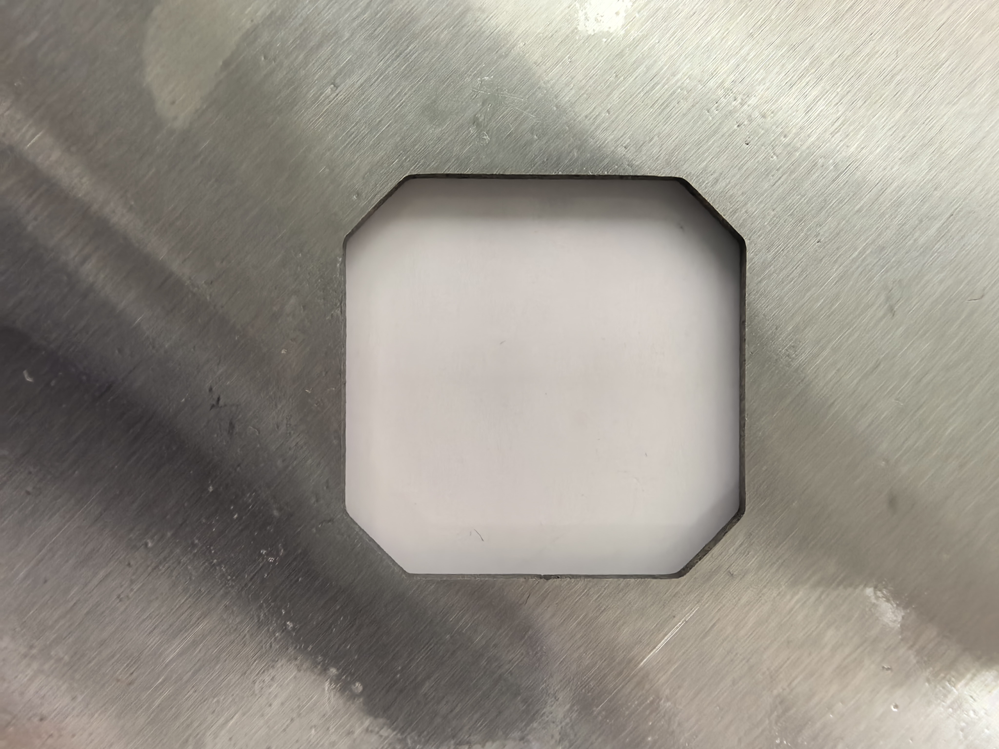 Hoja de sierra de acero inoxidable para cortar costillas de ternera y cordero.